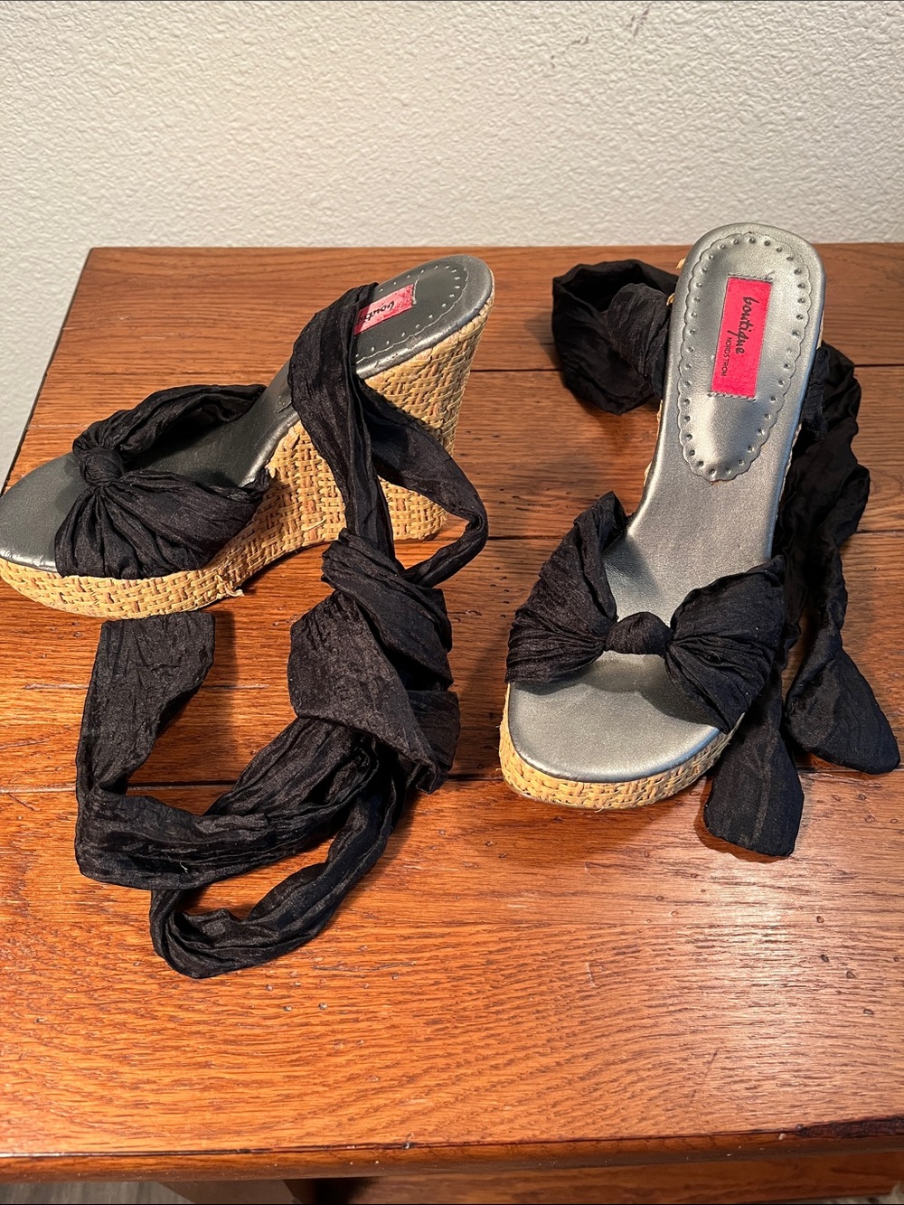 Nordstrom Boutique ankle wrap shoes